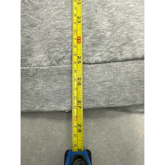 Y2K Nike Men's Gray Full Zip Hoodie Athletic Casual Comfort Size XL - Picture 7 of 8